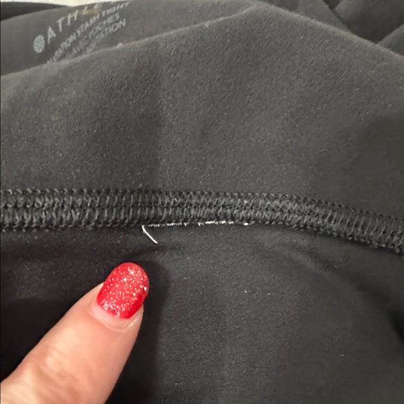 Athleta Salutation Stash High Rise Black Powervita Tight Size Medium TALL - Picture 10 of 10